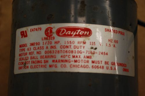 Dayton Motor with mixer blade