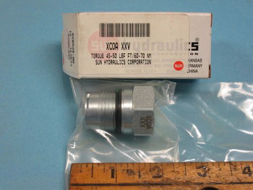 Xcoa-xxv sun hydraulics cartridge plug * new in package* xc0a-xxv for sale