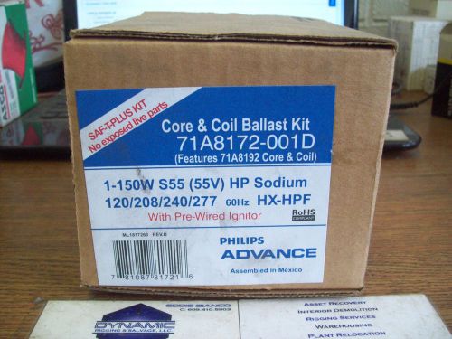 NEW PHILIPS ADVANCE CORE AND COIL BALLAST KIT HP SODIUM 71A8172-001D
