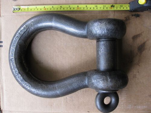 WLL 35 T Ton 2 Inch USA Screw Pin Clevis Shackle Lifting Rigging Used