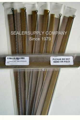Six (6) correct factory repair kits for 12&#034; hand impulse sealer ptfe &amp; 2mm wire for sale