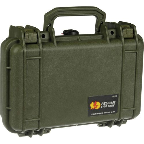 Pelican 1170 od green case fits gopro camera waterproof dust proof made in usa for sale
