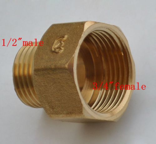 Npt g1/2&#034; male transfor 3/4&#034; female threads adapter 2pcs for sale