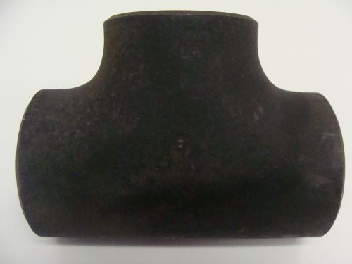 New overstock butt weld carbon steel astm a234 3x3x3 black pipe tee fitting s40 for sale