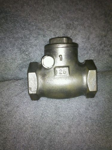 - new  brass 1&#034; swing check valve for sale