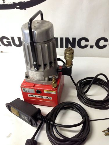 Spx-powerteam model pe-nut hydraulic electric crimper pump for sale