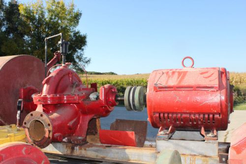 Lincoln 75 HP Electric Fire Pump Motor With  Allis Chalmers Pump 1000 GPM