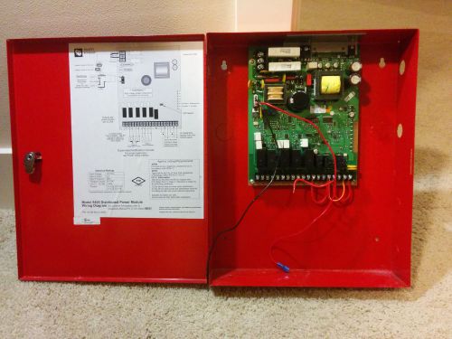 SILENT KNIGHT 5495 POWER MODULE W/ CABINET L@@K!!!!! USED FROM WORKING BLDG