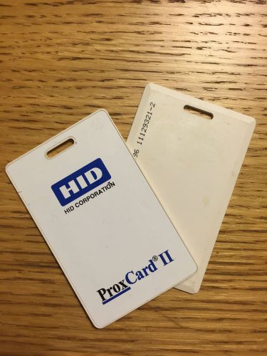 2 HID ProxCard II Prox Proximity Access Cards
