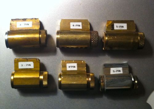 Lot of practice Lockpicking cylinders.  Beginner/Advanced 3-pin, 4-pin, 5-pin