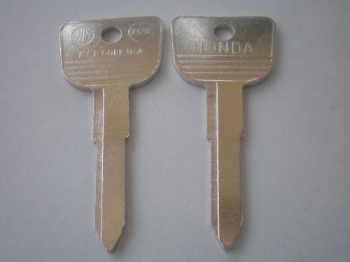 X128 / hd79 honda key blanks / 2 only /  nickel plate / free shipping for sale