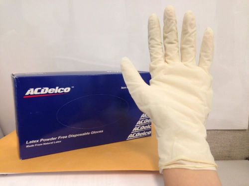 Acdelco powdered latex industrial medium disposable gloves- 10 boxes for sale