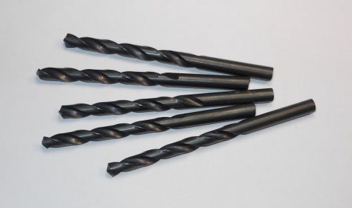 Jobber Length Drills &#034;K&#034; HSS 118D Oxide 2-15/16&#034; LOC x 4-1/4&#034; OAL QTY 5 &lt;1909&gt;