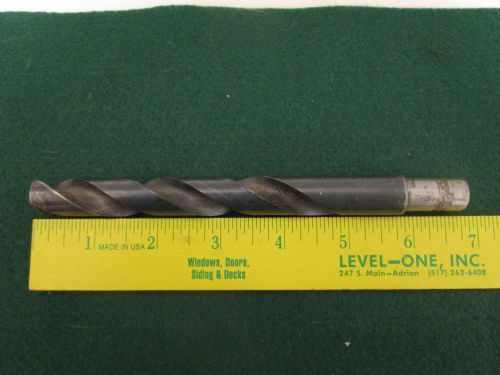 A USED 5/8 INCH LONG DRILL 6 3/4 INCHES LONG 1/2 INCH SHANK