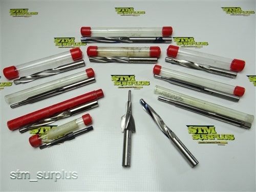 Nice lot of 11 hss gun reamers and counterbores 1/4&#034; to 1/2&#034; shank gammons for sale