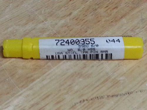Made in USA - Taper Pin Reamers  Size  #6/0 Reamer Diameter : 0.0806