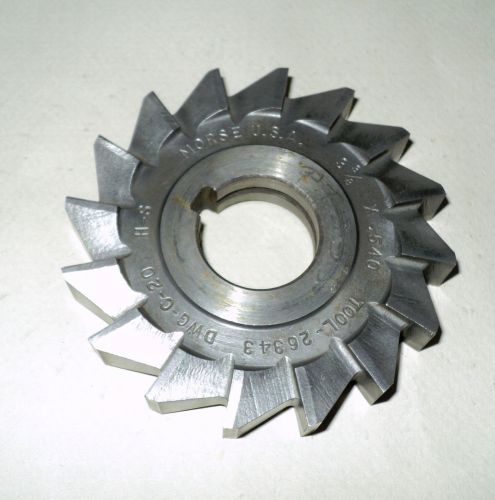 Morse usa side milling cutter 3 3/8  x .540 hss machinist tool for sale