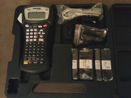 Brother P-Touch 1600/1650 Electronic Labeling System w/Carrying Case Tape NEW
