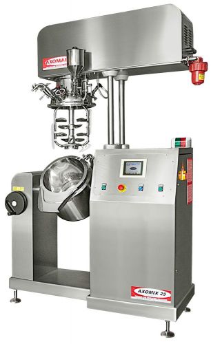 New made to order 50 liter cmx/axomatic homo mixer - 316l s/s - vacuum &amp; jacket for sale