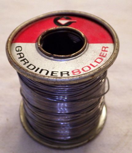 1 lb Spool Gardiner SN60 WRMA P-2 Solder .032 Diameter