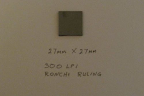 Ronchi Ruling 300 LPI, and 2 Difraction Grates 1000 LPI &amp;  600 LPmm gratings