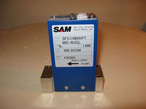 (HD) SAM Fantas SFC1480AP7 MC-4UGL N2 CF:1.000 500SCCM Mass Flow Controller