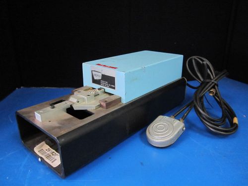 Hepco model 3000-2 pneumatic lead forming and cutting machine w foot pedal for sale