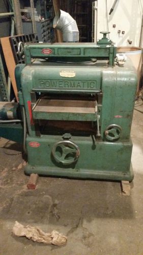 Powermatic 221 20&#034; planer - well maintained / runs strong for sale