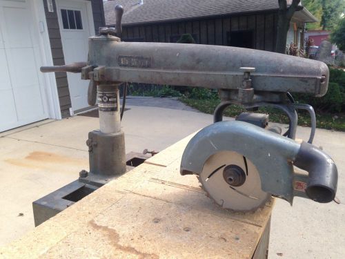 DeWallt radial arm saw, model no.MMB17,excellent working condition.