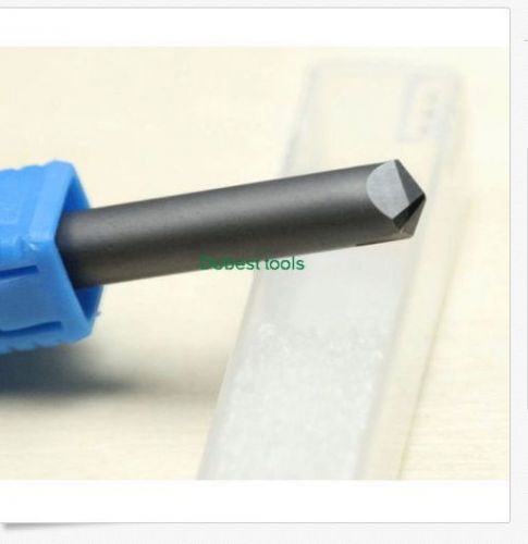 1pcs six edge pcd diamond tools marble stone cnc carving cutters 120d 0.6mm for sale