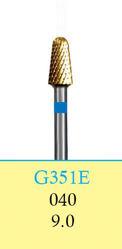 Dental Lab Carbide Cutters-HP Shank (44.5 mm)-G351E/040 (8364)-Cross Cut(2 Burs)