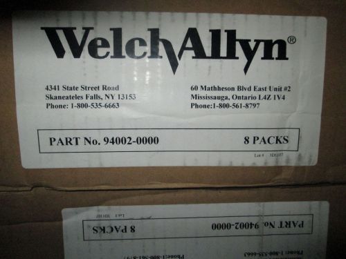 Welch allyn at-2 chart paper part no. 94002-0000 (1 case of 8 packs) for sale