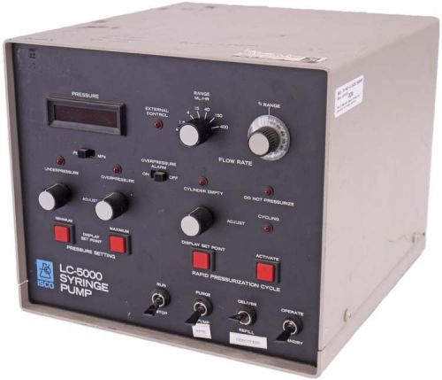 Isco lc-5000 high pressure syringe pump controller unit module laboratory for sale