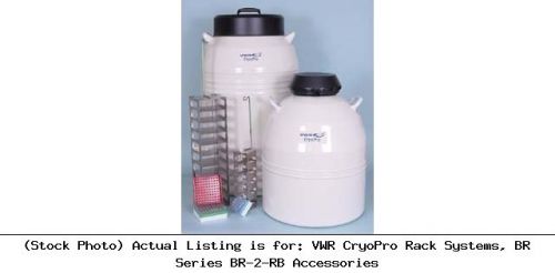 Vwr cryopro rack systems, br series br-2-rb accessories for sale