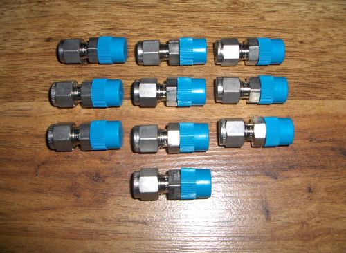 (10) new swagelok stainless steel male connector tube fittings ss-400-1-4 for sale