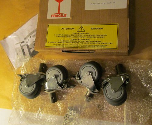 NEW SET OF 4 CASTERS GENUINE RITTER 9A346001 FOR 244 BARIATRIC EXAM TABLE