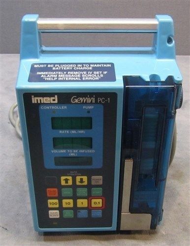 IMED GEMINI PC-1 Pump Volumetric Infusion Pump