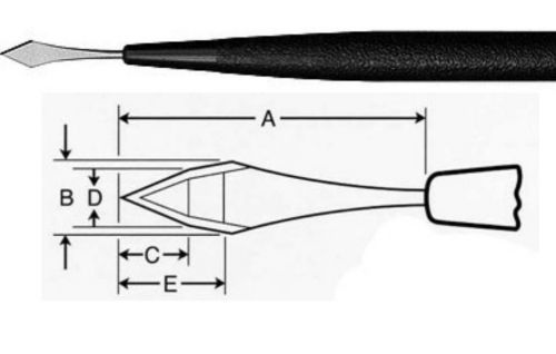 3X-ZABBY&#039;S EDGE Trapezoidal Knife - 2.75-3.2mm Z -7472 10/per box - 820