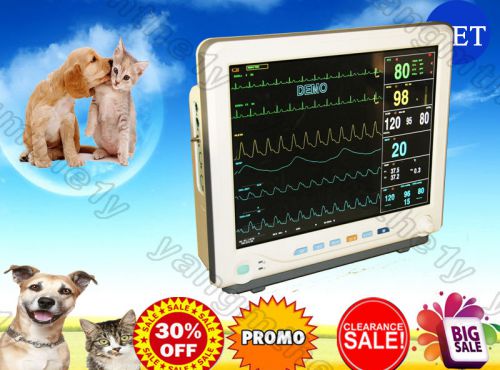 New!ce&amp;fda 15&#034;big screen icu ccu multiparameter vital signs patient monitor for sale