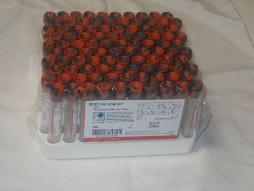 NEW 3 BOXES OF BD VACUTAINER SST TOP TUBES REF NO 367988 EXP 07/2015  100/BX !!!