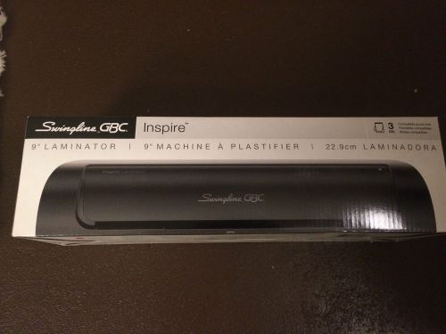 Swingline 9&#034; One-Step Thermal Laminator, 3mil and 5mil, max 9&#034; wide, fast warmup