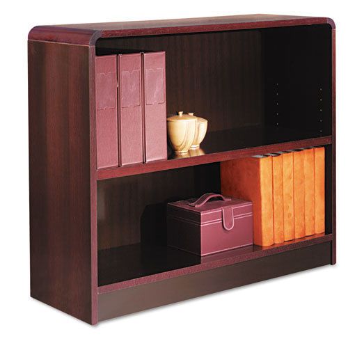 Alera Radius Corner Wood Veneer Bookcase, Two-Shelf, 35-5/8w x - ALEBCR23036MY