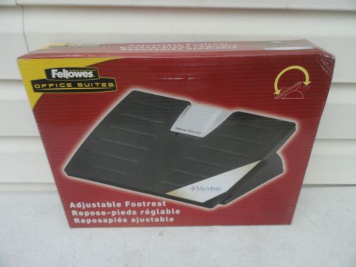 Fellowes Office Suites Adjustable Footrest w/ Microban Protection CRC8035001 NEW