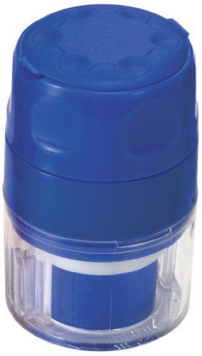 Officemate 30220 Twin Pencil/crayon Sharpener With Cap, Blue