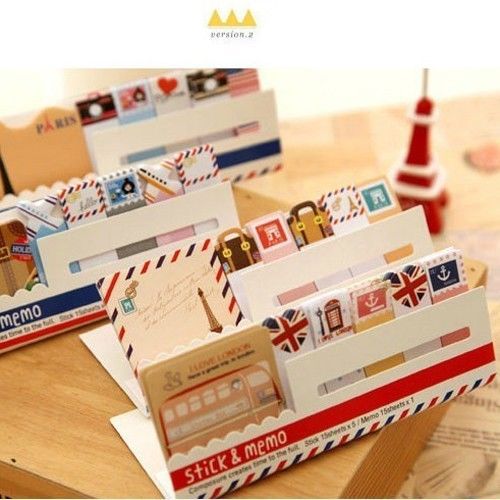 New cute funny joy 90 pages sticker post it memo marker point flags sticky notes for sale