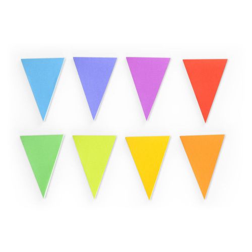 Fred &amp; Friends Banner Day Pennant Sticky Note Pads - Set of 8-50 sheet post its