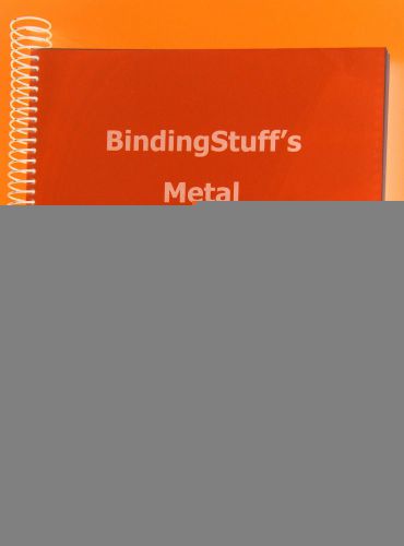 Metal Spiral Coil Binding Supplies - Use with any coil binding machine.