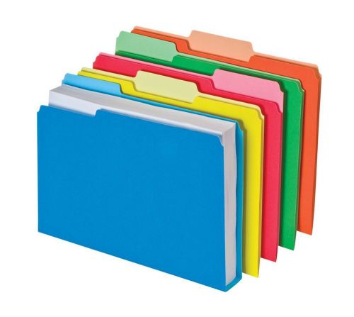 NEW Pendaflex Double Stuff File Folders, Letter Size, Assorted Colors , 50 Per