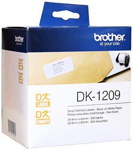 Brother printer dk-1209 s address paper label roll - retail packaging for sale