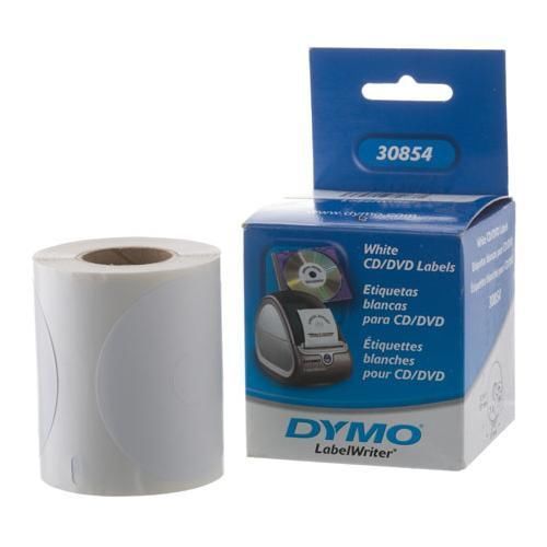 Dymo 30854 2-1/4 inch self-stick cd/dvd label for sale